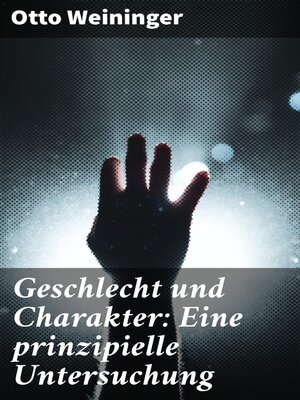cover image of Geschlecht und Charakter